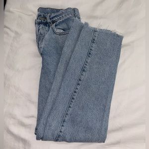Pacsun high rise straight jeans